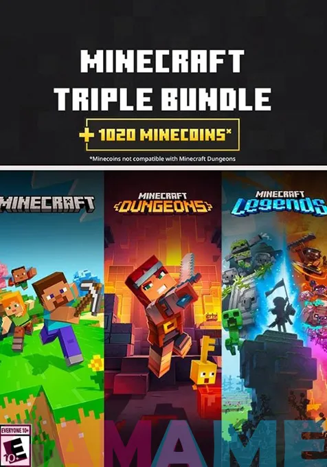 خرید اکانت قانونی Minecraft Triple Bundle