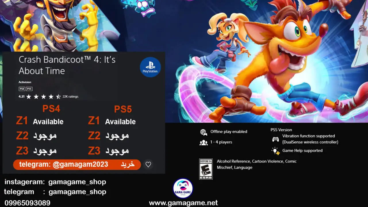 Crash Bandicoot™ 4 It’s About Time