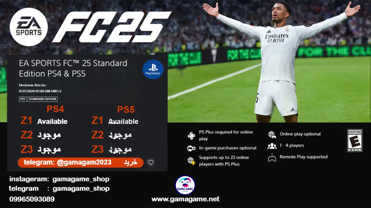 FC25 standard ps4 ps5