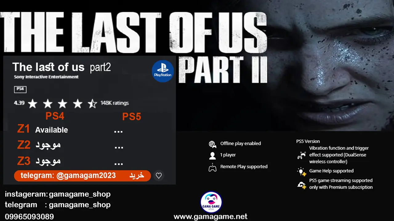 The last of Us Part 2 standard ps4