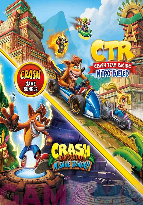 اکانت قانونی Crash Bandicoot™ Bundle - N. Sane Trilogy + CTR Nitro-Fueled