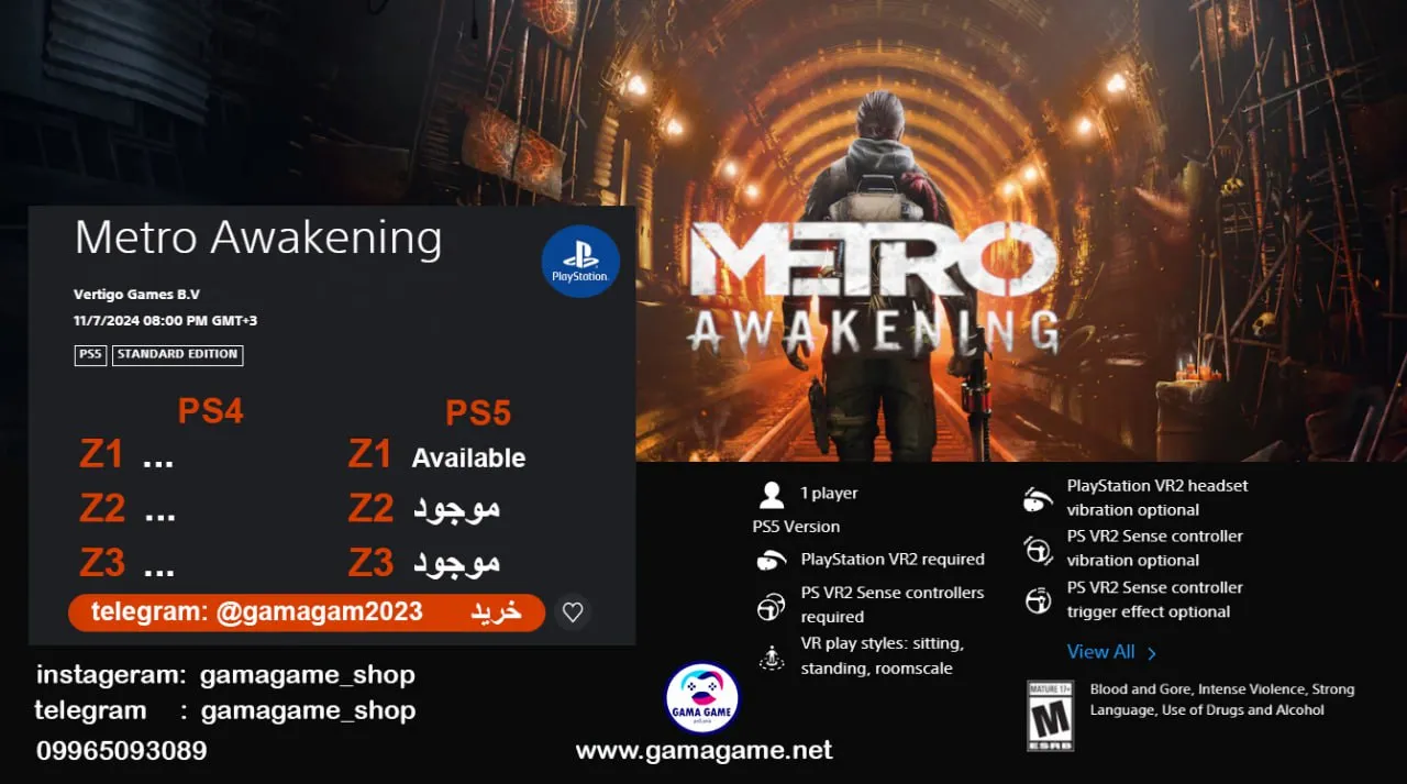 اکانت قانونی Metro Awakening