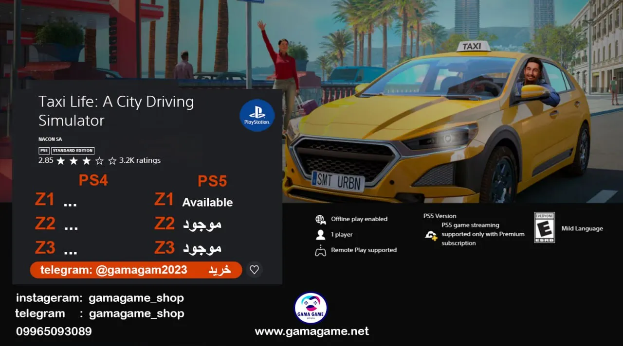 قیمت اکانت قانونی Taxi Life A City Driving Simulator