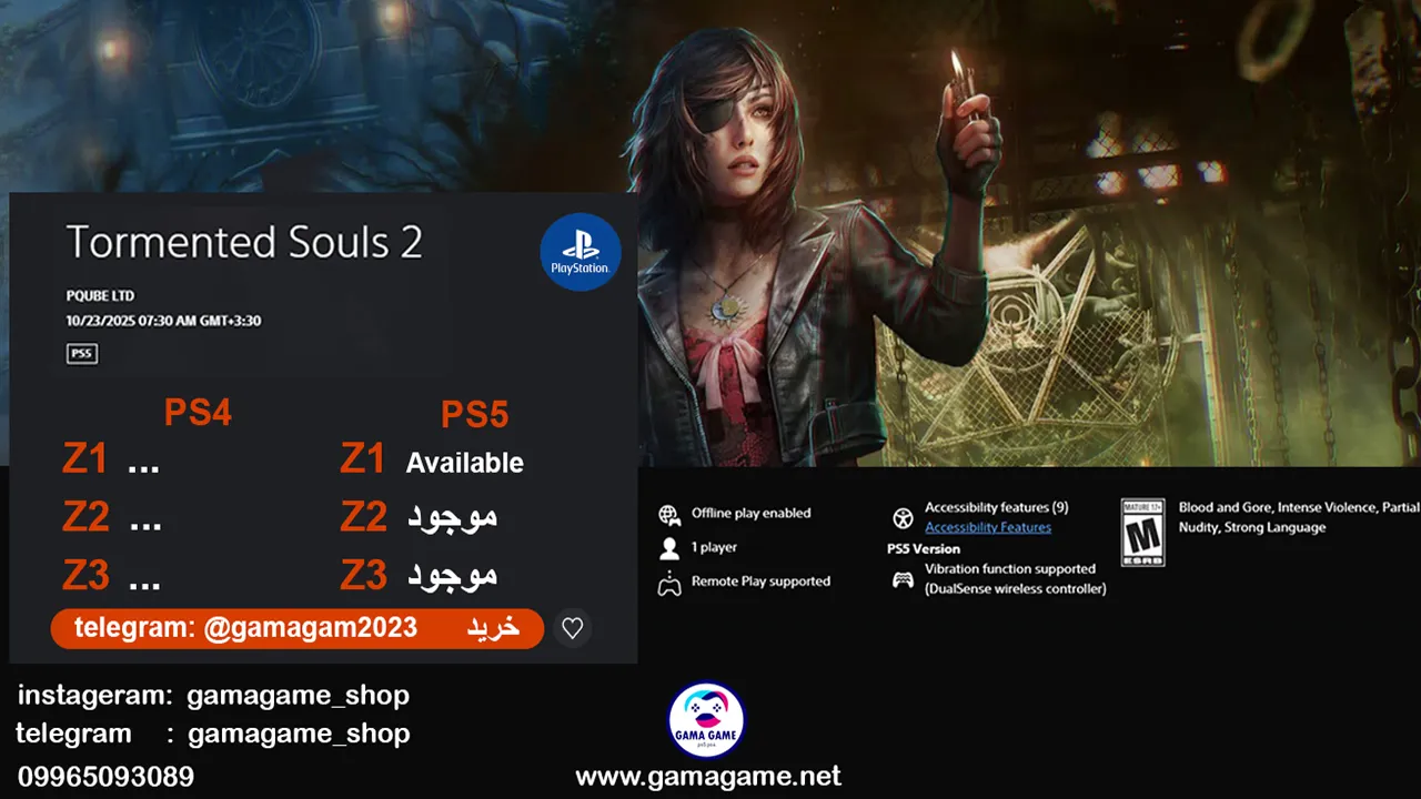 اکانت های قانونی Tormented Souls 2