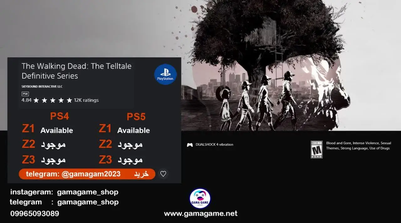 اکانت قانونی The Walking Dead: The Telltale Definitive Series ps4