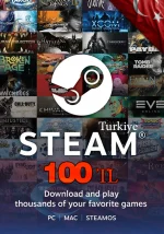 گیفت کارت gift 200 TL steam