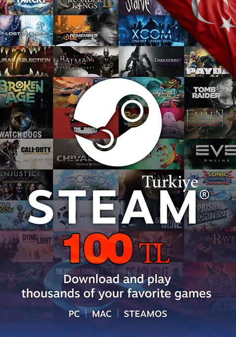 گیفت کارت gift 200 TL steam