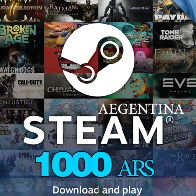 گیفت کارت gift arjgentina 1000 ars steam