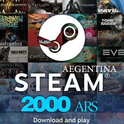 گیفت کارت gift arjgentina 2000 ars steam
