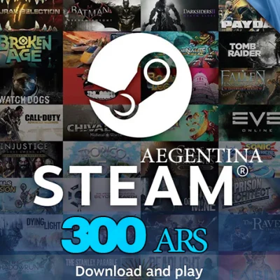 گیفت کارت gift arjgentina 300 ars steam