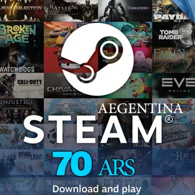 گیفت کارت gift arjgentina 70 ars steam