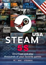 گیفت کارت gift steem 5 $ steam