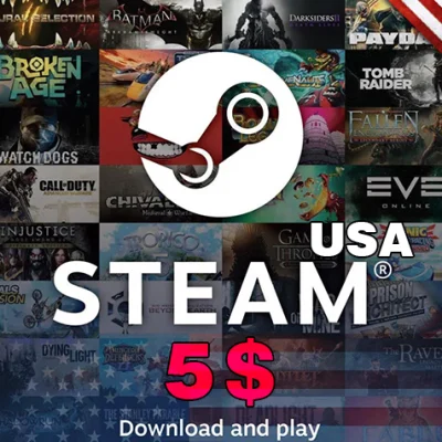 گیفت کارت gift steem 5 $ steam